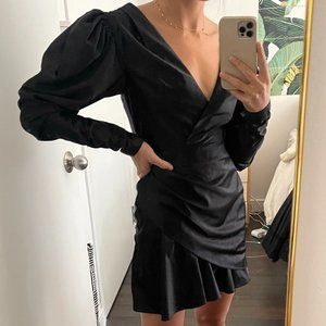 Rotate Black Mini Dress